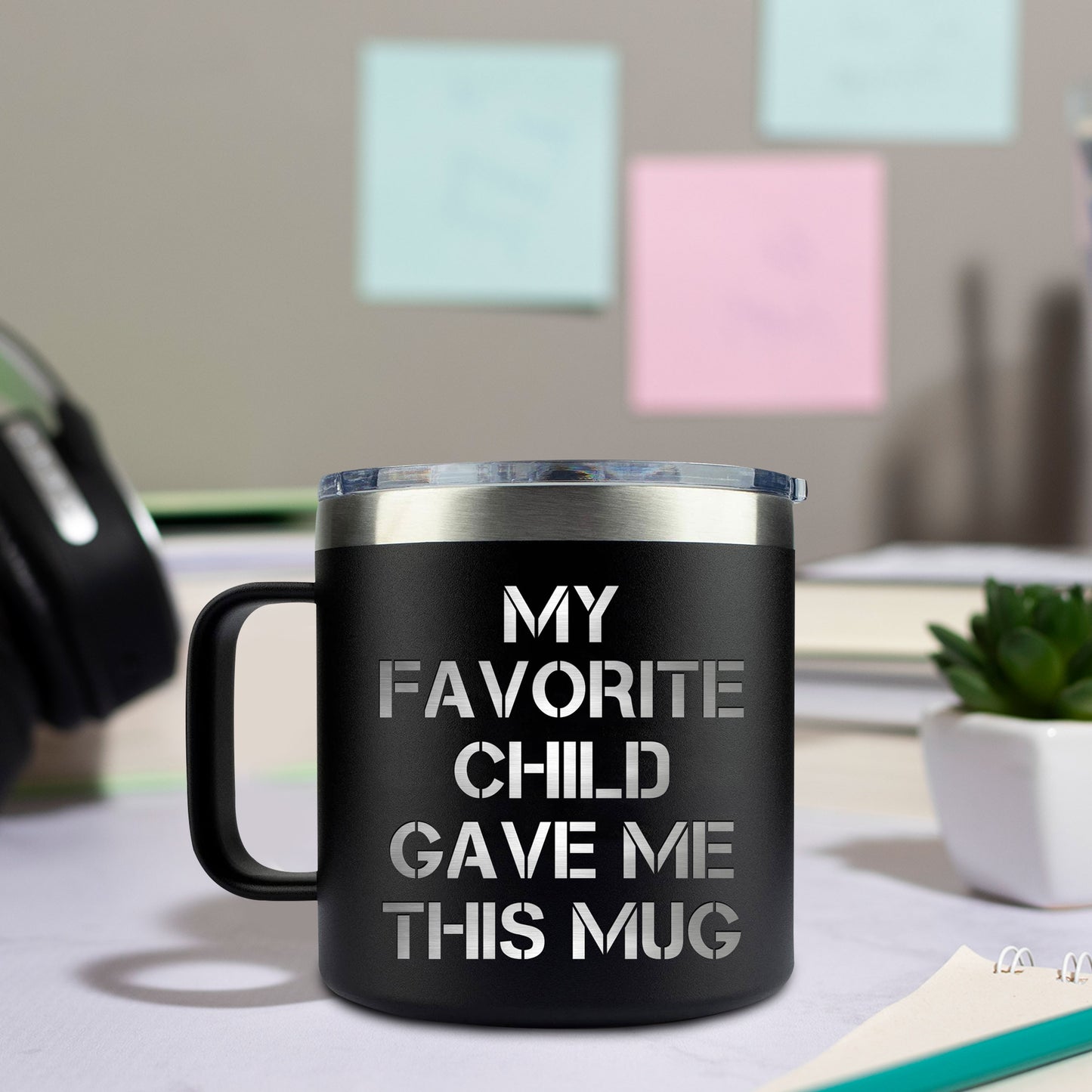 Father's Day Gifts for Dad - Father's Day Gifts from Daughter, Son - Dad Gifts from Daughter, Son for Fathers Day - Dad Birthday Gifts, Birthday Gifts for Dad, Funny Present for Dad, Dad Mom Mug 14Oz