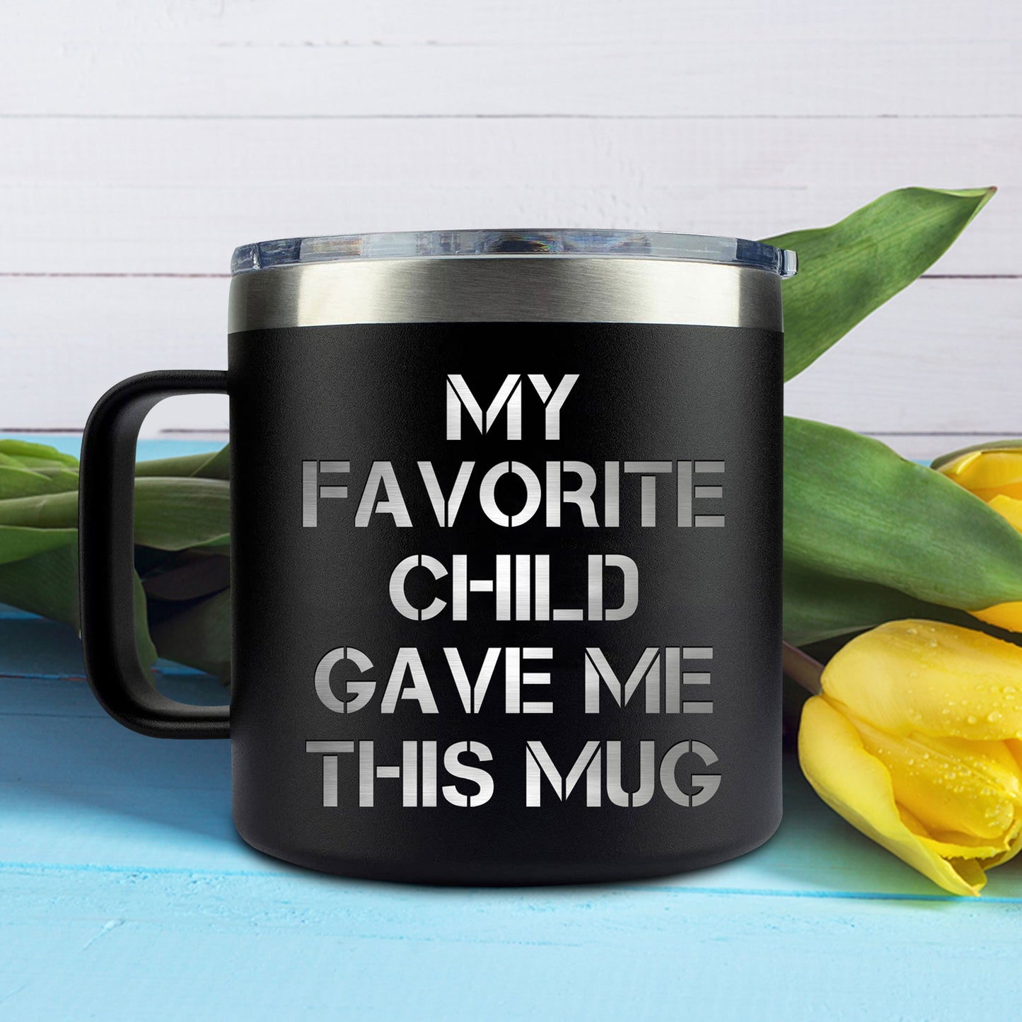 Father's Day Gifts for Dad - Father's Day Gifts from Daughter, Son - Dad Gifts from Daughter, Son for Fathers Day - Dad Birthday Gifts, Birthday Gifts for Dad, Funny Present for Dad, Dad Mom Mug 14Oz